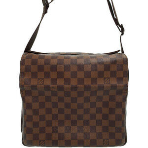 Louis Vuitton Damier Ebene Brown Naviglio Shoulder Bag